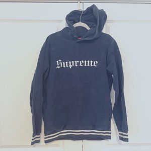 Supreme Hoodie Inside-Out Logo Hoodie Sz L